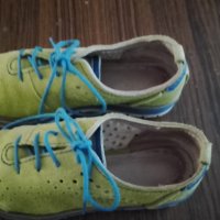 Спортни обувки естествена кожа цвят лайм/ авокадо/киви, снимка 2 - Дамски ежедневни обувки - 41598793