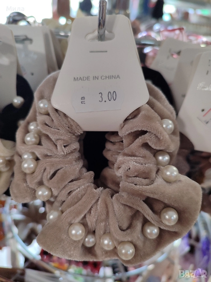 Скрънчи, ластик за коса, снимка 1