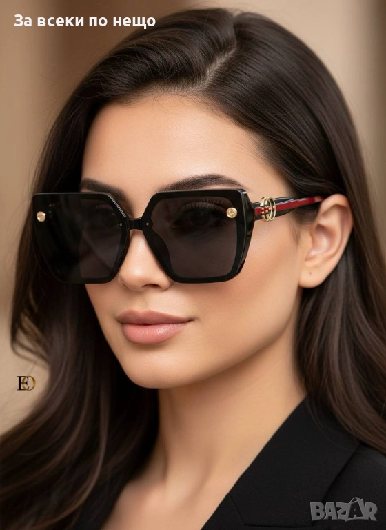 Gucci Слънчеви Очила С UV400 Защита С ПОДАРЪК🎁Калъф И Кутия Гучи - Различни Цветове Код SK103, снимка 1