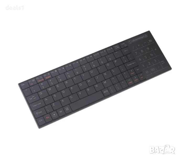 IPazzPort KP-810-25 2.4G Мини безжична клавиатура с тъч (сензорни) цифрови бутони , снимка 1