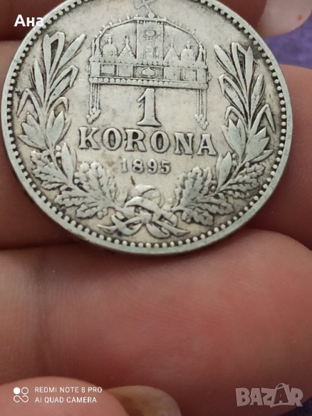 1 корона 1895 г сребро

, снимка 1