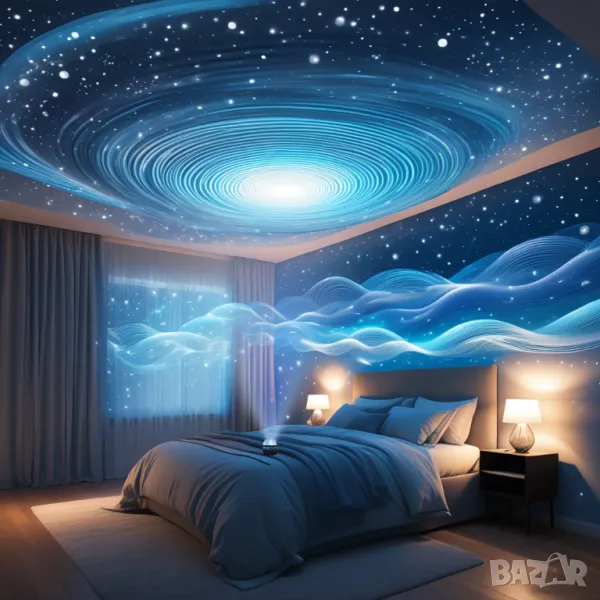 ✨Космически проектор за таван и стена! Галактика у дома! Мега ефект! ✨, снимка 1