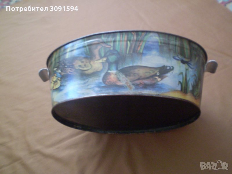  РЕТРО ИГРАЧКА МЕТАЛНА ВАНИЧКА произведена в СССР, снимка 1