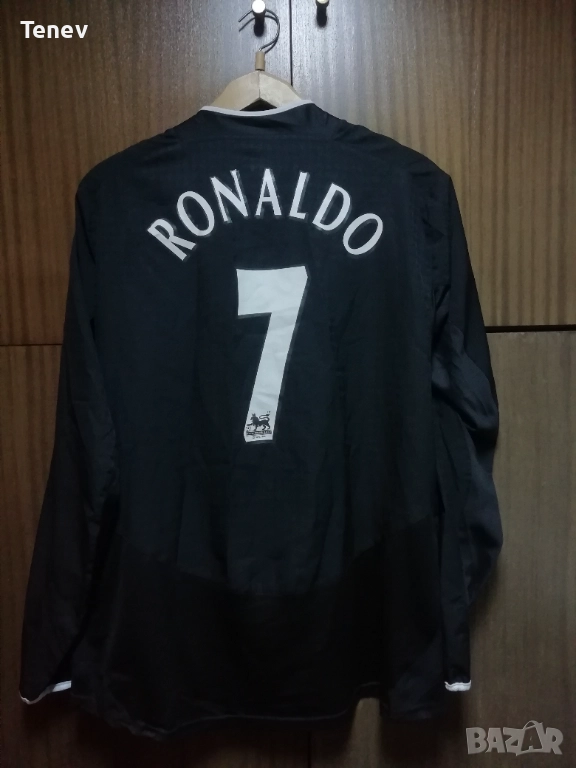 Manchester United Ronaldo Away 2003 2004 2005 Nike Long Sleeve Роналдо Манчестър Юнайтед екип , снимка 1