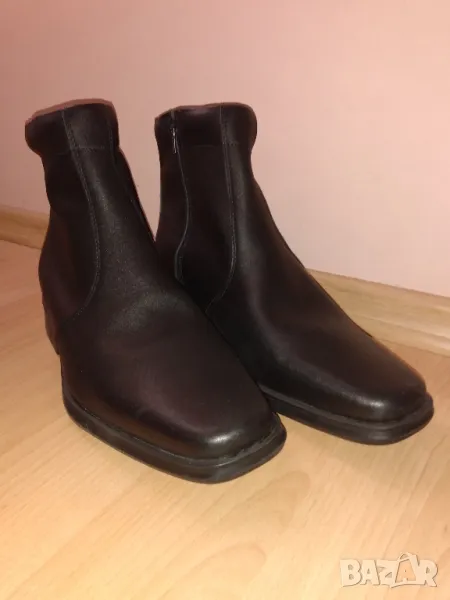 Български мъжки боти от 100% естествена кожа номер 45, снимка 1
