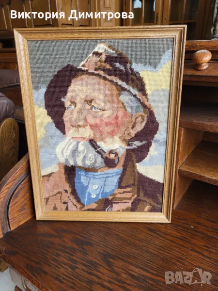 Гоблен "Рибарят" , снимка 1