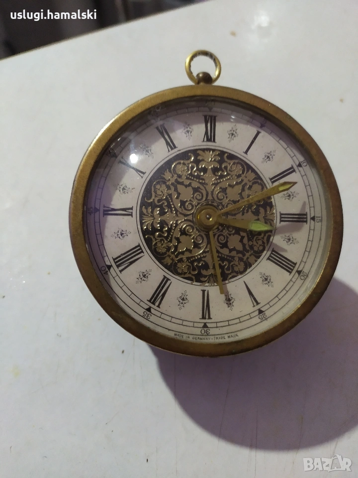 Стар немски настолен часовник, снимка 1