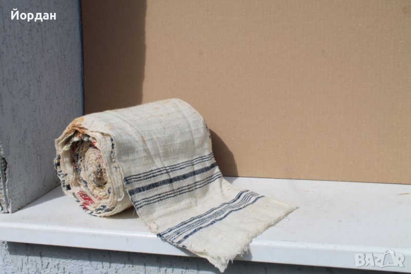Ленен плат нерязан за кърпи 15 метра , снимка 1