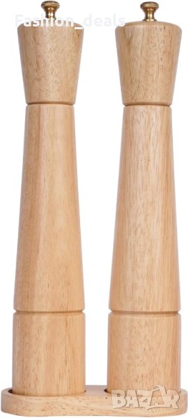 Нов Комплект мелница за сол и пипер с поднос/Неръждаема стомана , снимка 1