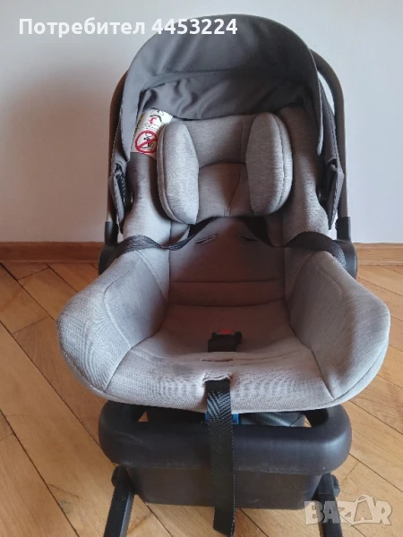 Бебешко столче за кола-nuna и преносима подложка за бебе на nuna, снимка 1
