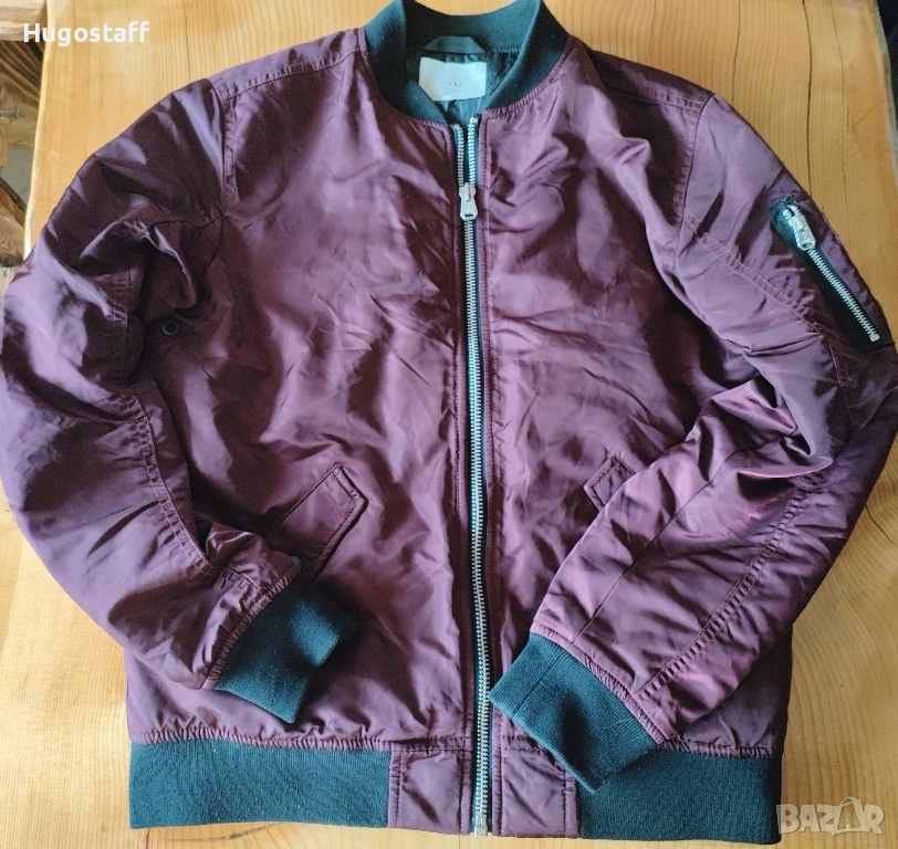 Мъжко яке Jack & Jones Core Bomber, класическо, за всички сезони М, снимка 1