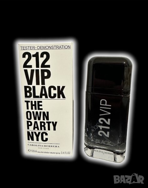 Мъжки парфюм Carolina Herrera vip 212 black 100ml, снимка 1
