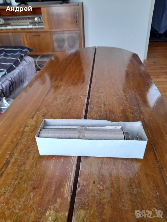 Стара стъклена спринцовка, снимка 1