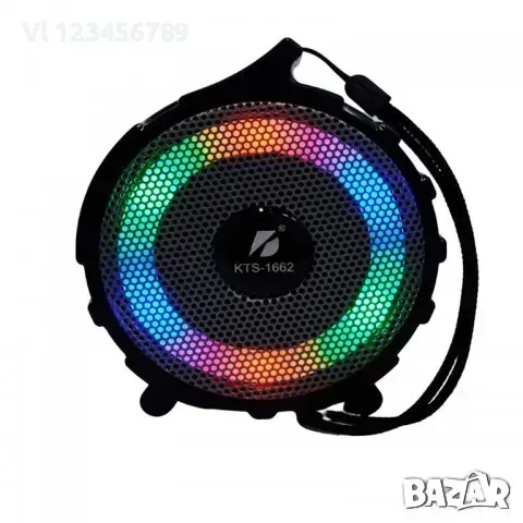 Колонка KTS-1662 BT/ FM / МП3 със светомузика, снимка 1