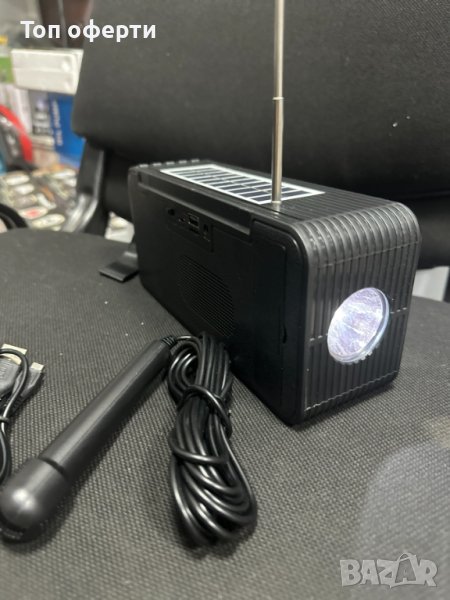 Акумулаторно радио със соларен панел joc, снимка 1