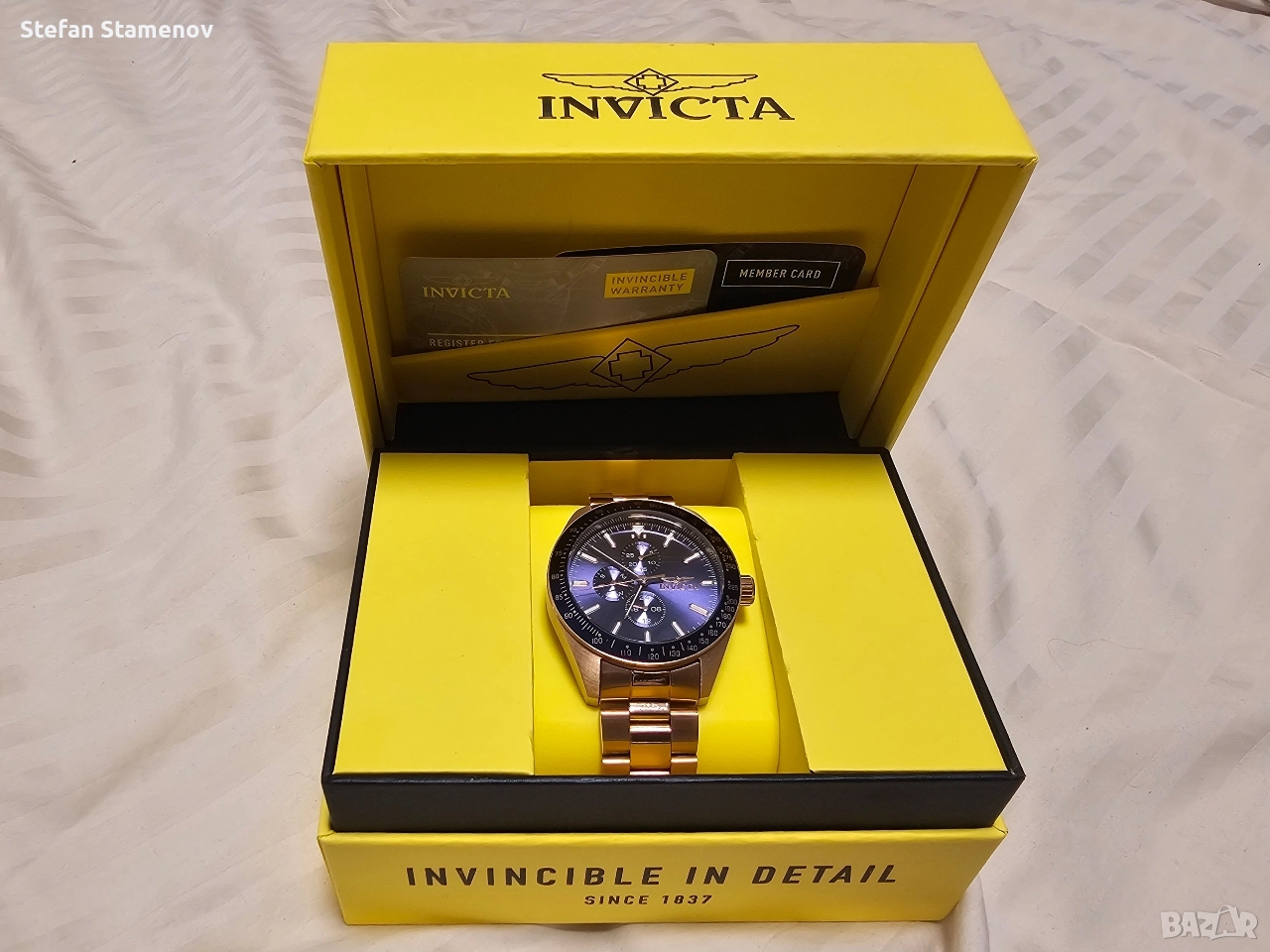 Мъжки ръчен часовник Invicta Aviator, снимка 1