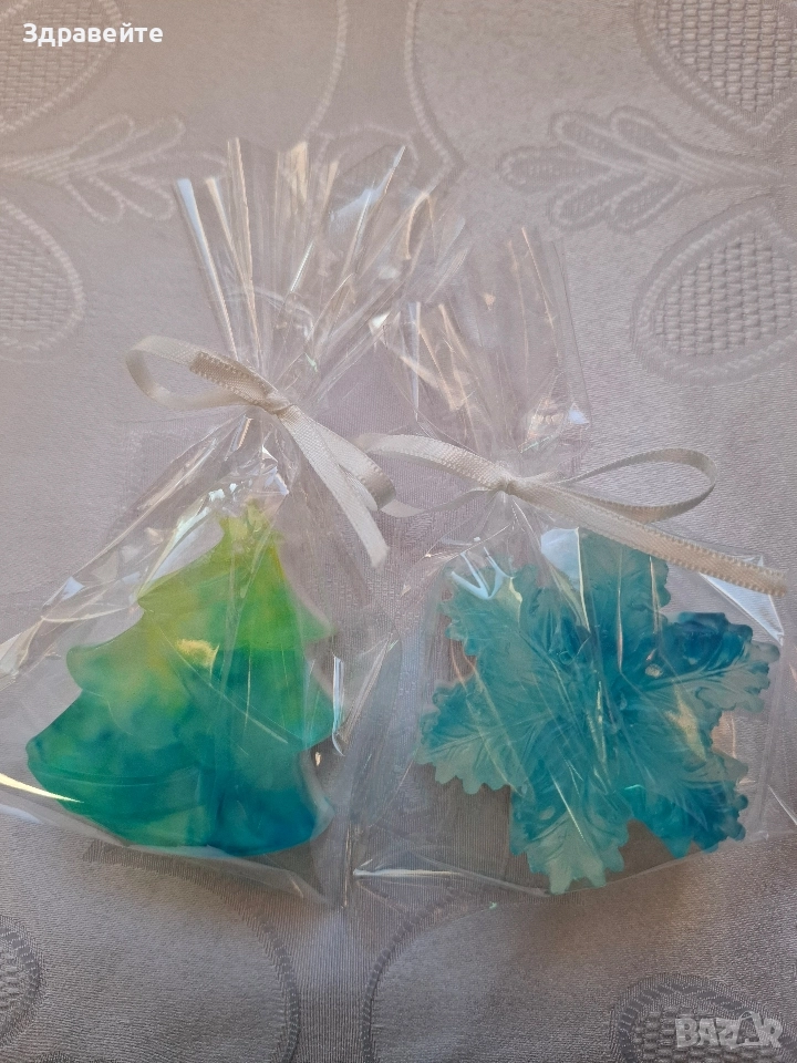 Глицеринови коледни ароматни сапунчета , снимка 1