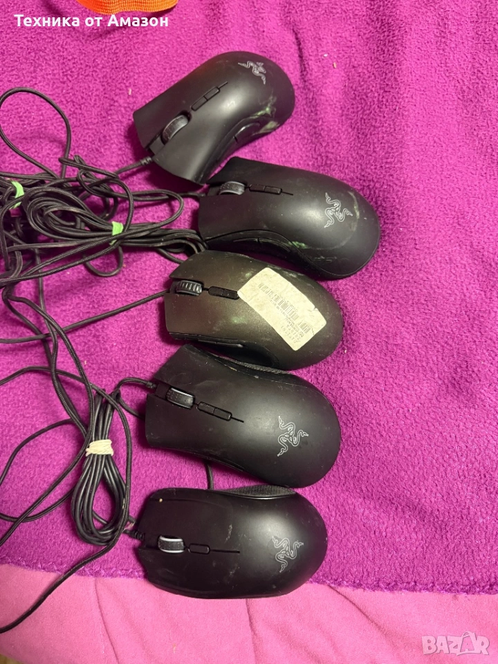 5 броя Геймърски мишки! Razer - DeathAdder Essential, , снимка 1