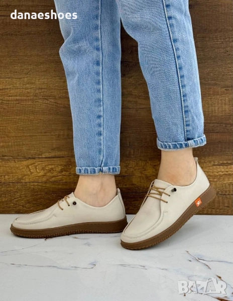 Дамски мокасини от естествена кожа , снимка 1