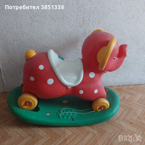 26лв слонче_може да се използва като люлка и за бутане.Здраво 'с нормални следи от употреба., снимка 1