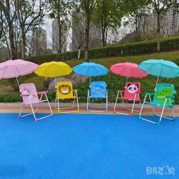 Детски сгъваем стол с чадър NS6332, снимка 1