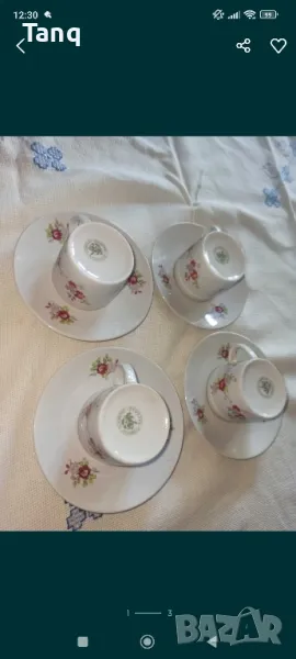 Чаши за кафе с чинийки, снимка 1