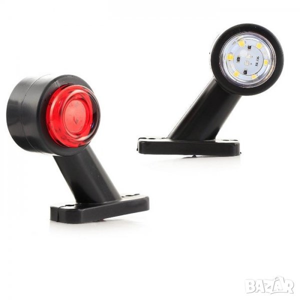 Комплект LED Габарити ЛЕД Мини рогчета 12/24V, снимка 1