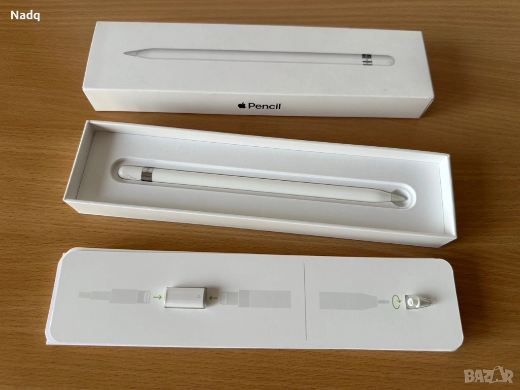 Apple Pencil (1st Gen), Оригинал, Отлично работещ - Запазена!, снимка 1
