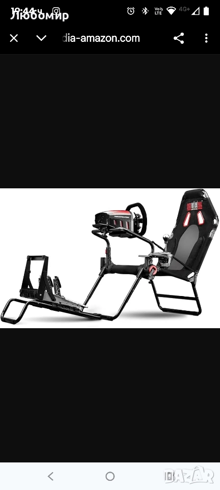 Сгъваема пилотска кабина за симулатор Next Level Racing GT Lite (NLR-S021) , снимка 1