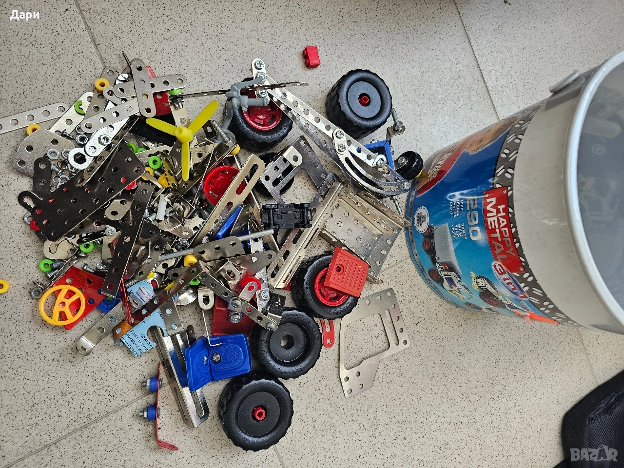 детски конструкто метален, снимка 1