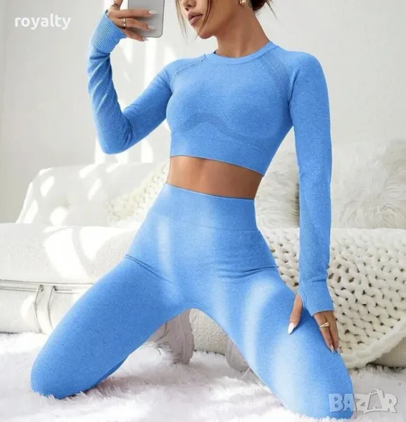 Дамски комплект клин и блуза , снимка 1