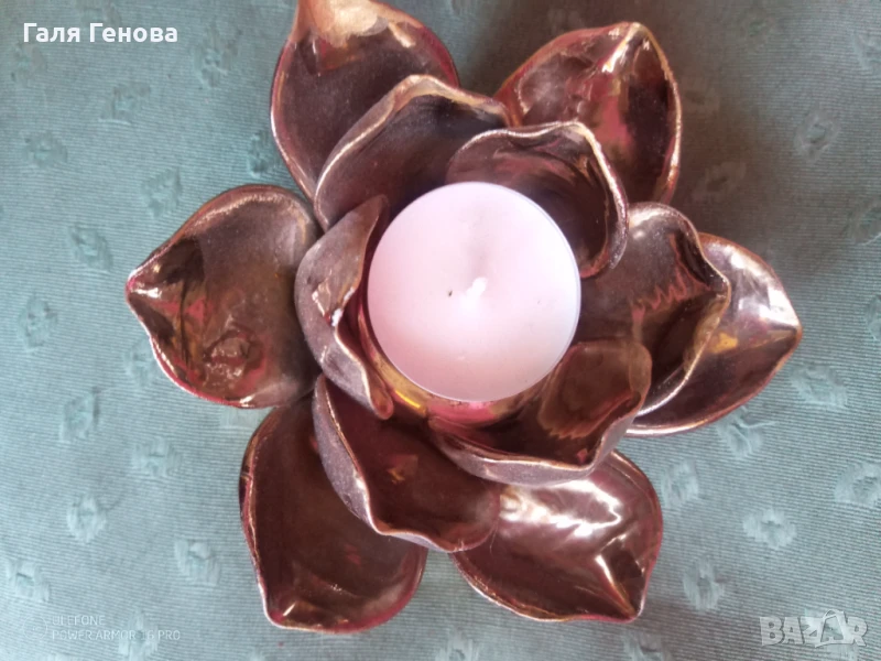 Гипсов свещеник , снимка 1