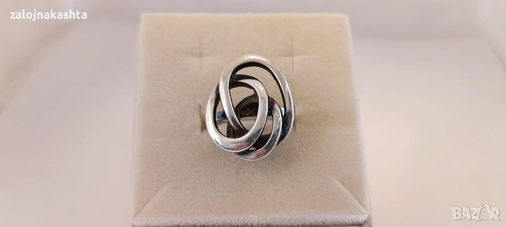 Сребърен пръстен-4,33гр/925, снимка 1