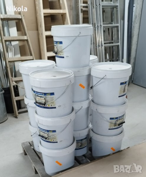 АКВАКРИЛ  боя за дърво, метал и бетон AQ-16,  Акрилатна черна RAL 9005, снимка 1