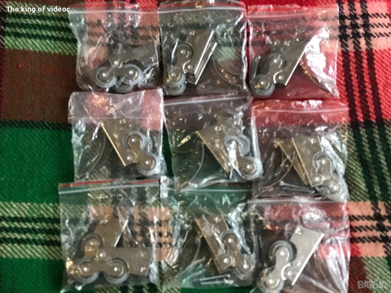 Ролки за плъзгащи врати 9 копликта НОВИ, снимка 1