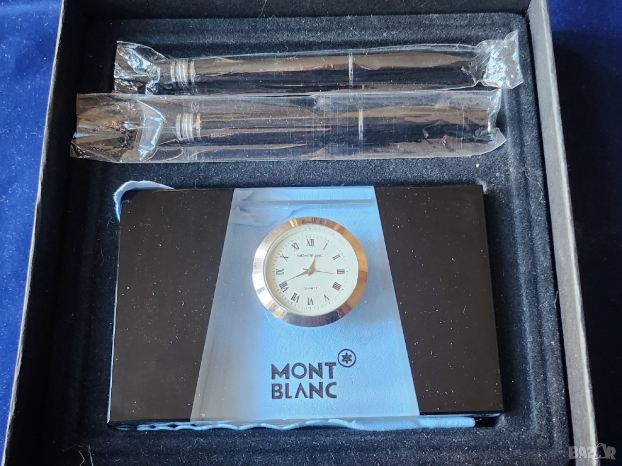 Montblanc Chopin Special Edition к-т от настолен часовник и 2 химикалки - чудесна реплика, снимка 1