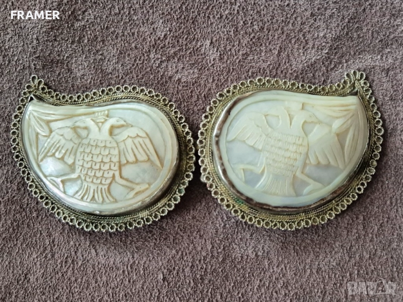 200 годишни възрожденски Котел сребърни пафти пафта носия, снимка 1