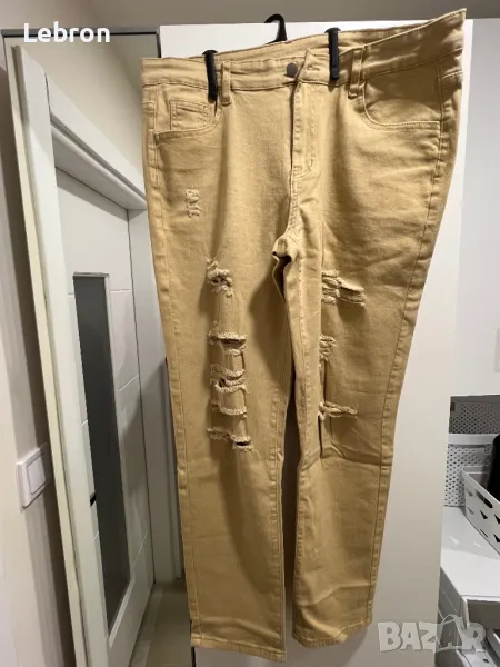 Мъжки бежави дънки  , снимка 1