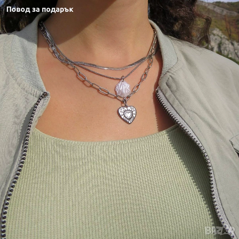 Трислойно колие, снимка 1