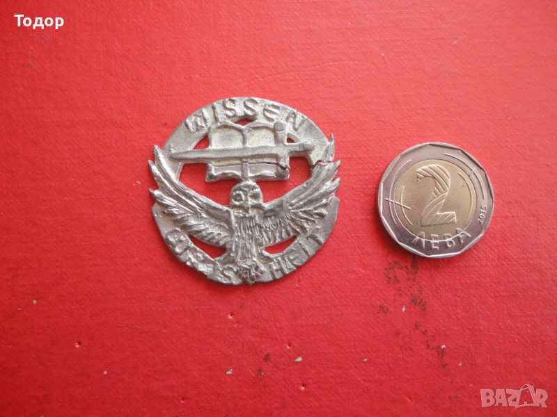 Старинен знак значка , снимка 1