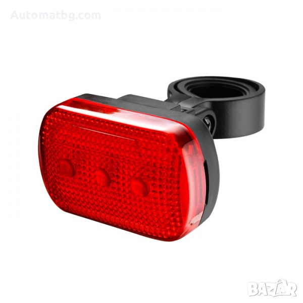 Стоп за велосипед Automat, Заден стоп с 3 диода, Червен, снимка 1