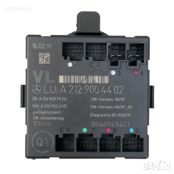 Контрол модул предна лява врата Mercedes-Benz C-Class 204 (W/S/C) 2007-2014 ID:148218, снимка 1