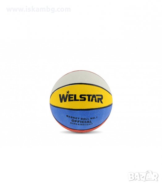 БАСКЕТБОЛНА ТОПКА WELSTAR NO.1 - код 1069194, снимка 1