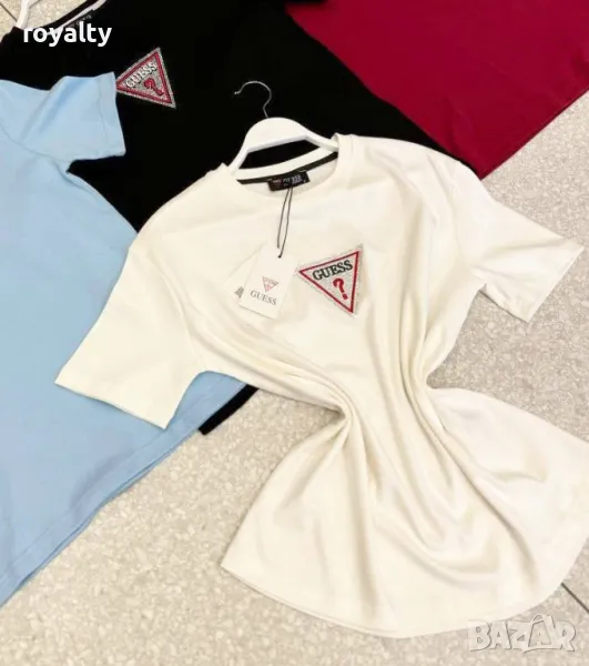 Памучни дамски тениски Guess , снимка 1