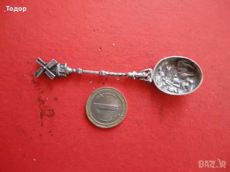 Сребърна лъжичка 2, снимка 1
