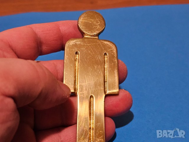 Комплект бронзови табели за тоалетна ЖЕНИ МЪЖЕ , табели за съблекалня ЖЕНИ МЪЖЕ  .. за вашето заведе, снимка 3 - Антикварни и старинни предмети - 44165845