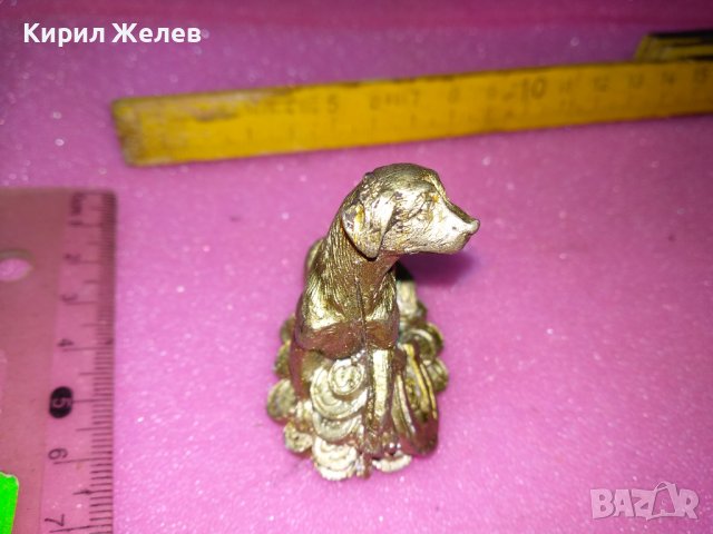 СИМПАТИЧНА ПОЛИРЕЗИНОВА ДЕКОРАТИВНА ФИГУРКА на КУЧЕ - ИГРАЧКА 42812, снимка 2 - Декорация за дома - 44155642