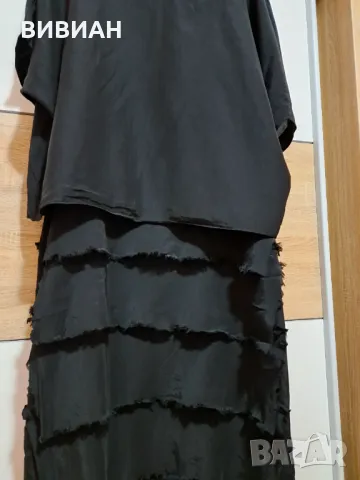 Черна рокля на ZARA, снимка 3 - Рокли - 48408123