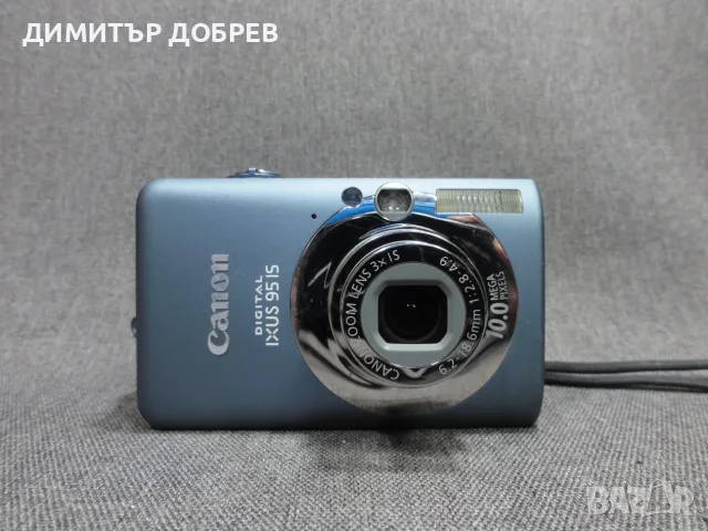 ЦИФРОВ ФОТОАПАРАТ CANON IXUS 95 IS 10.0MP CCD DIGITAL CAMERA Y2K DIGICAM
