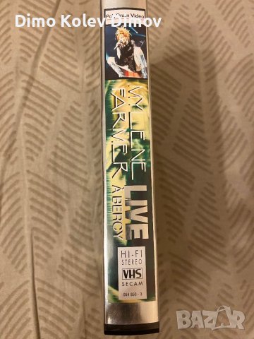 Mylene Farmer VHS HiFi Видео Касета. Оригинал!, снимка 3 - Други музикални жанрове - 42676554